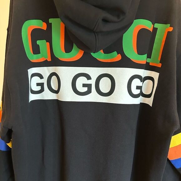 Men's X MLB hooded, cotton sweatshirt size XXL made in Italy, NWT - Picture 2 of 12